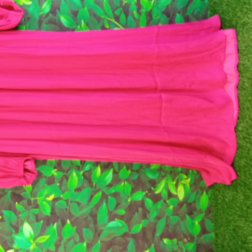 💩 The Drop Shelly Hot Pink Long Dress - Picture 2 of 6